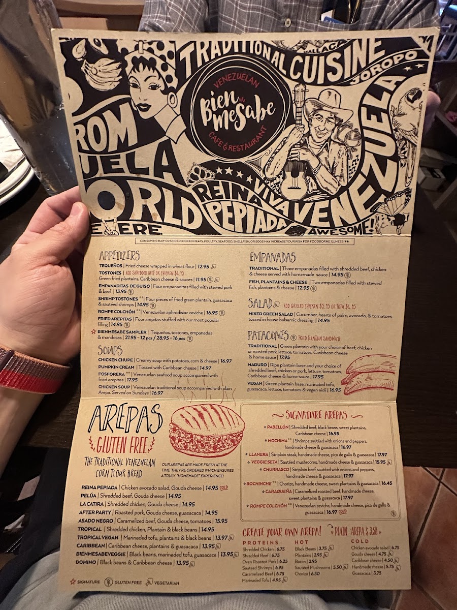 BienMeSabe Venezuelan Cafe & Restaurant Menu - Image 3
